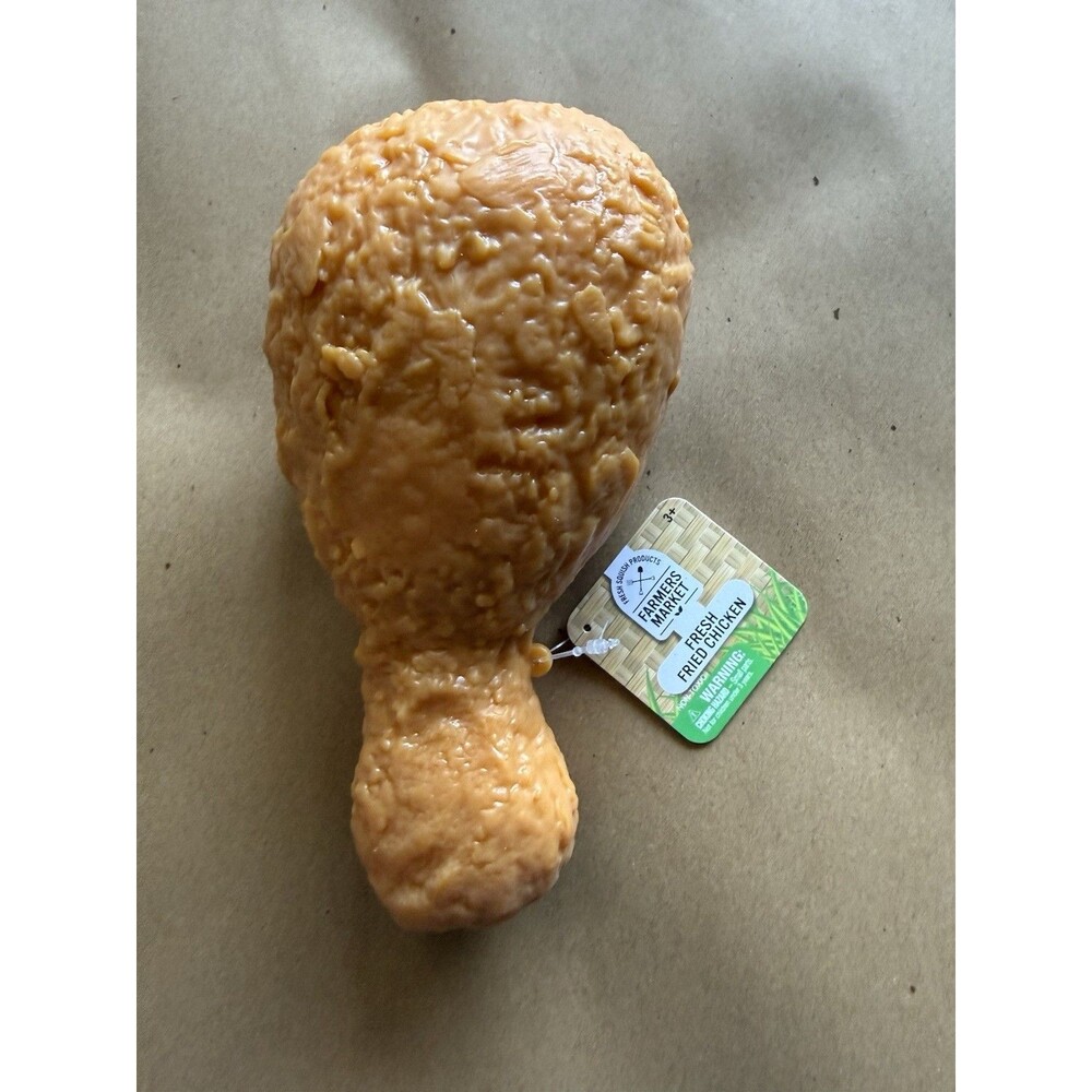 Sunny Days Squishy Fried Chicken Drumstick Fidget Toy Stress Relief NEW